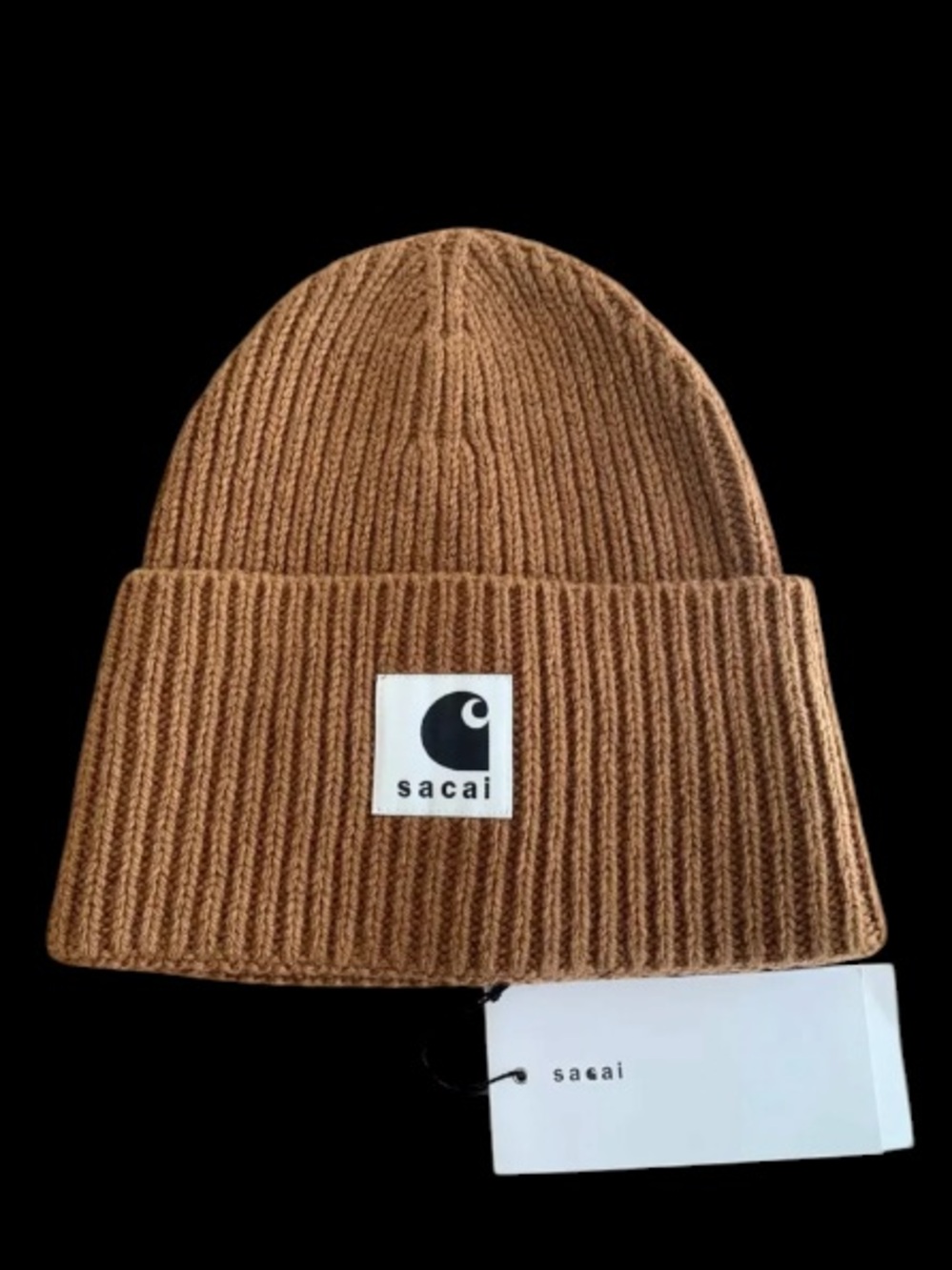SACAI x Carhartt WIP wool knit Beanie NWT - Picture 6 of 8